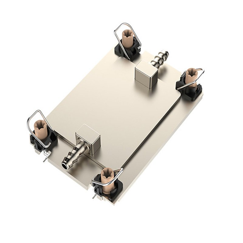 Xinda LGA4677 1U CPU cold plate — same-page product rendering; 800 × 800 original.