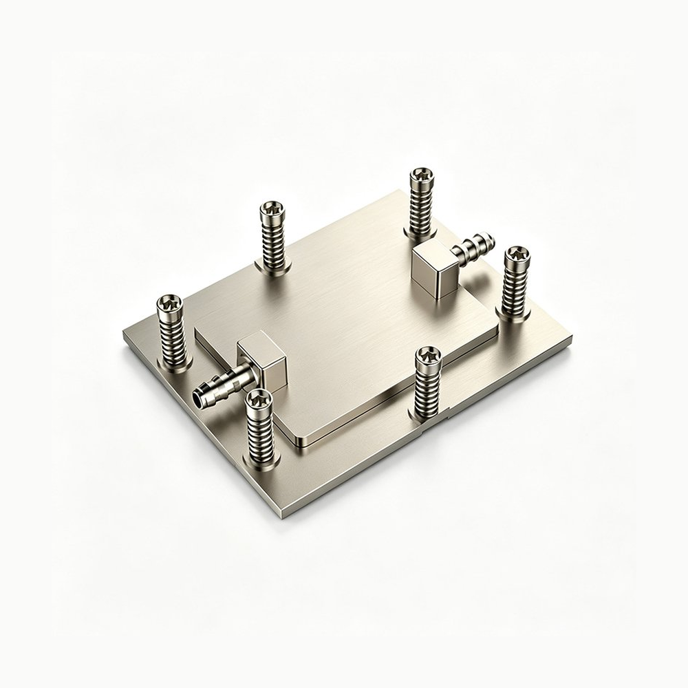 Xinda SP5 EPYC 9004 1U CPU cold plate — same-page product rendering; 800 × 800 original.